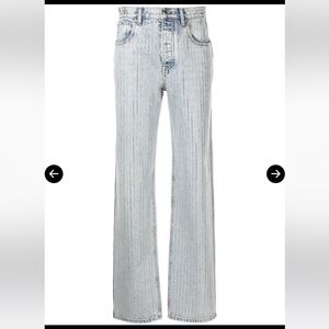 Alexander Wang Light Blue Flare Jeans